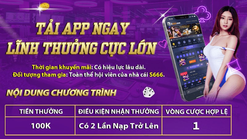 Khuyến mãi S666 giới thiệu bạn bè lĩnh thưởng