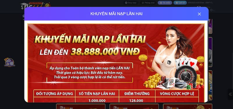 Khuyến mãi lớn khi nạp lần 2