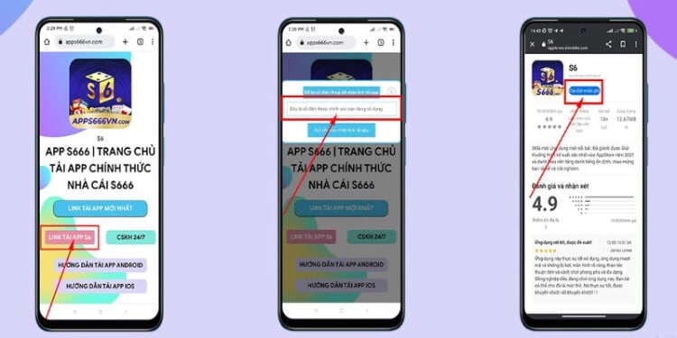 Tải S666 mobile cho hệ điều hành android