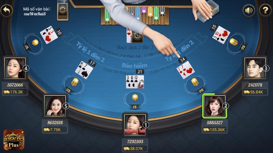 Cách chơi đánh bài Blackjack tại cổng game bài đổi thưởng Kubet