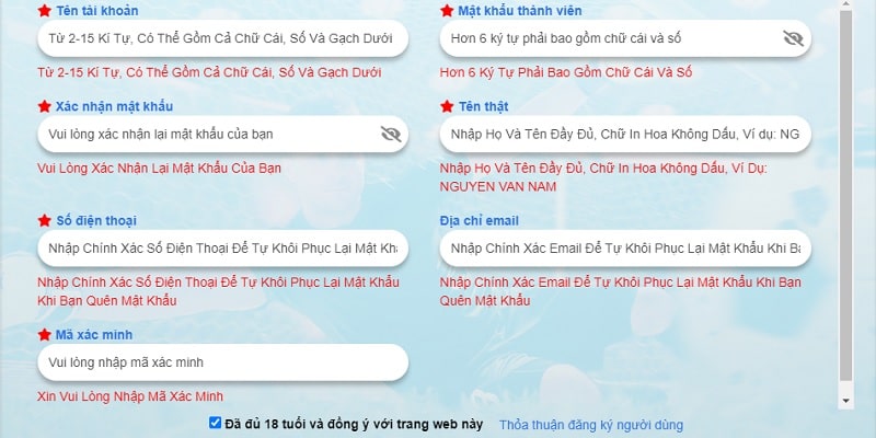 Chỉ với 3 thao tác là bạn đã thực hiện xong quy trình đăng ký